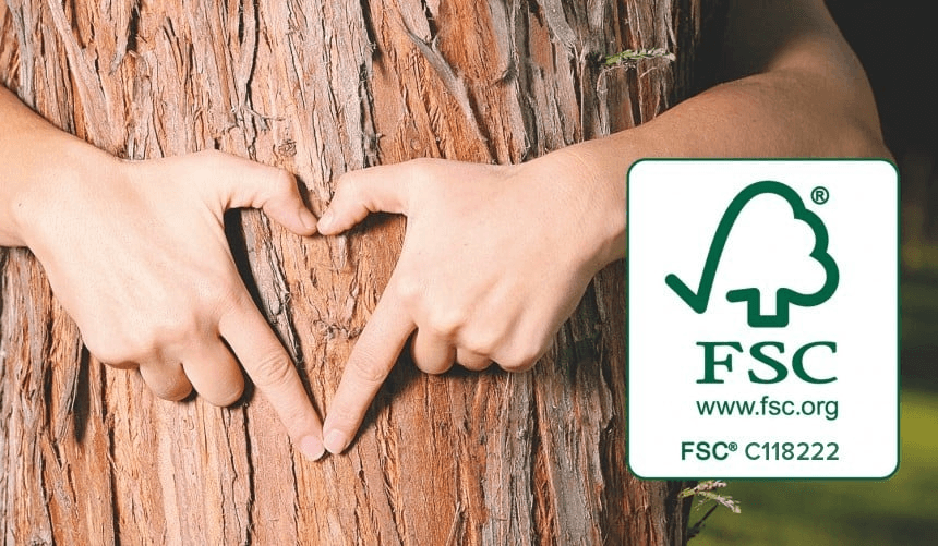 FSC® 100% Certified Wood
